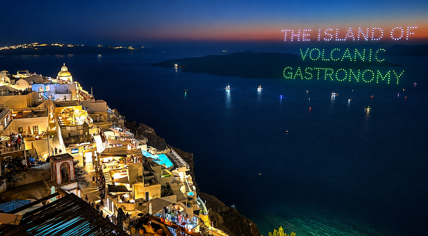 Echoes of the Earth: Watching the Ifestia Festival from the Height of Rizes Santorini