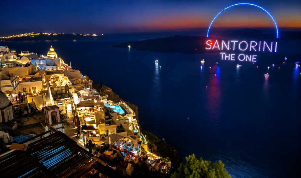 Echoes of the Earth: Watching the Ifestia Festival from the Height of Rizes Santorini