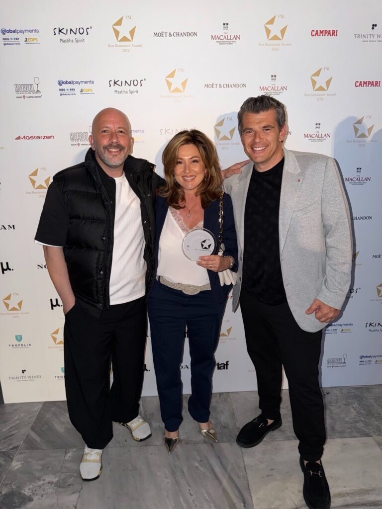 ALEXANDROS MAKROPOULOS,
CO-OWNER & EXECUTIVE CHEF & ARTEMIS ARGYROU, CO-OWNER & PANAGIOTIS IGLESIS, CO-OWNER. 

