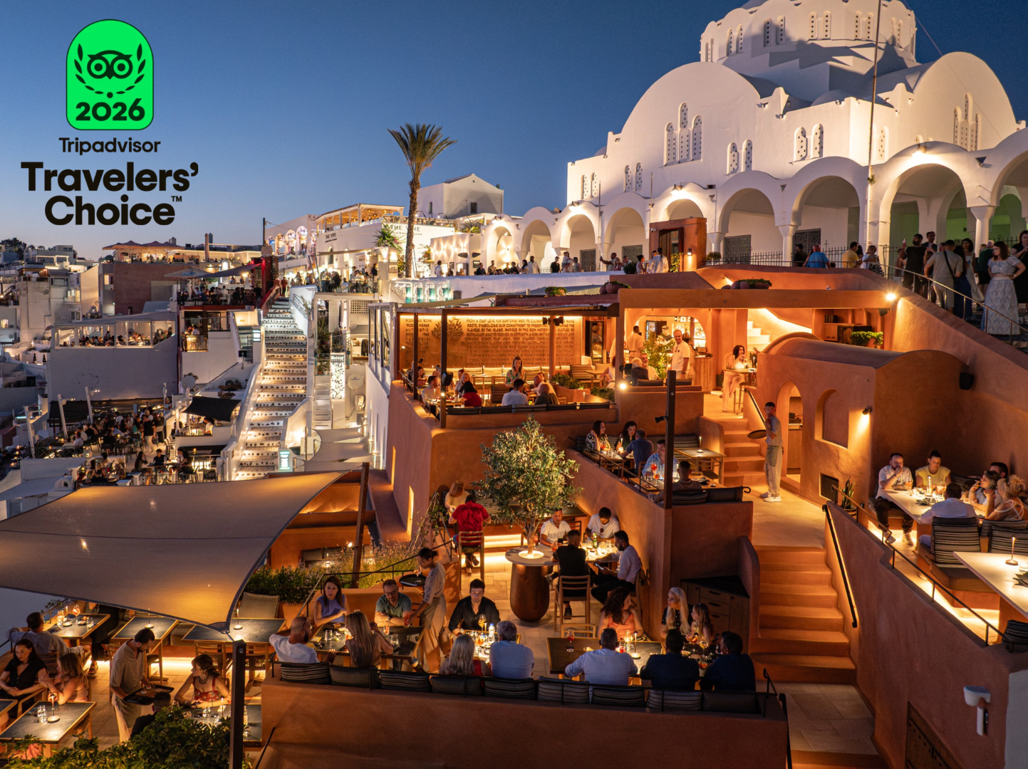 Rizes Santorini Wins 2026 Tripadvisor Travelers' Choice Award
